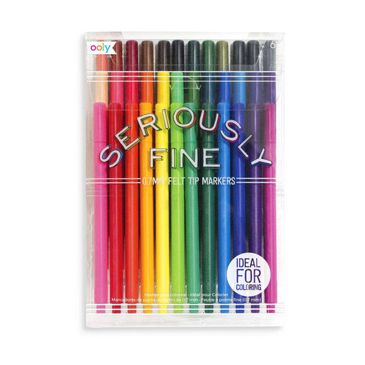 Seriously Fine: Felt Tip Markers (Set of 36)