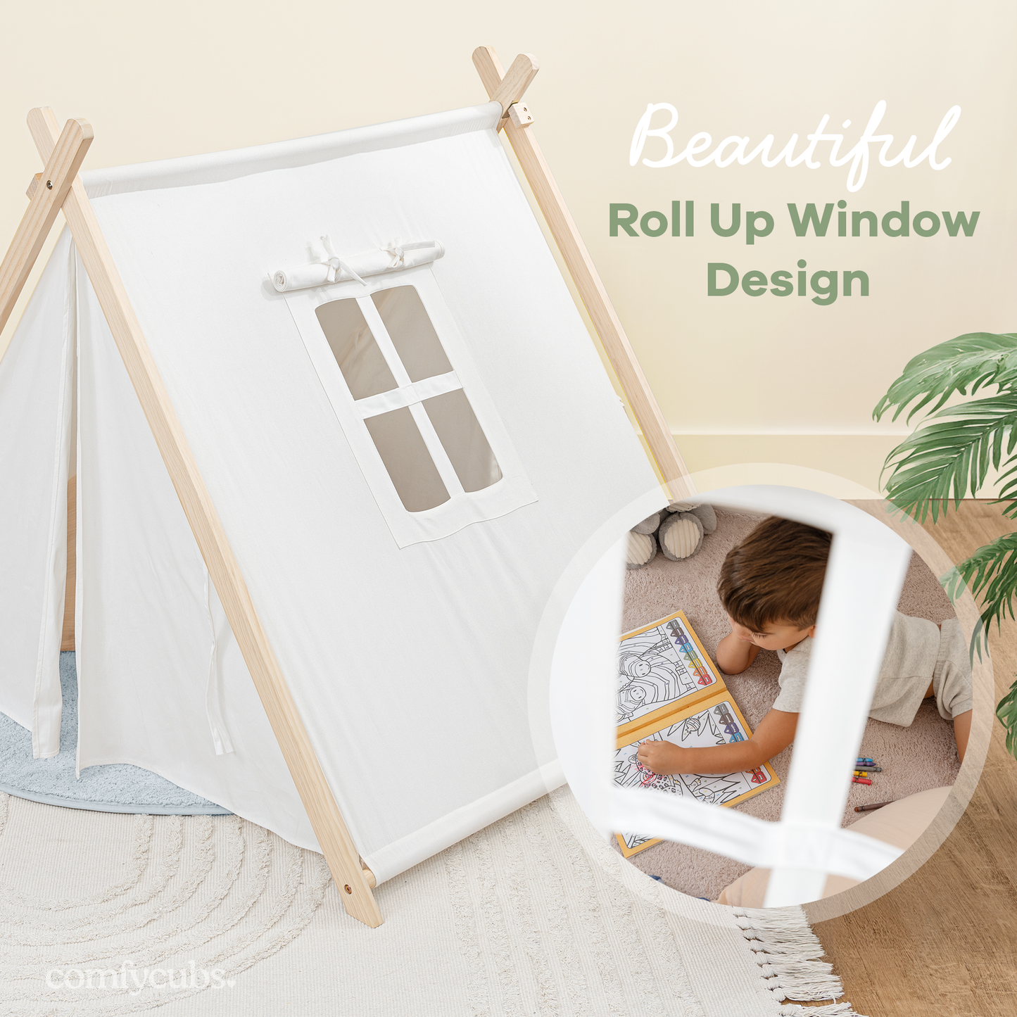 Kids Play Tent by Comfy Cubs: Sage