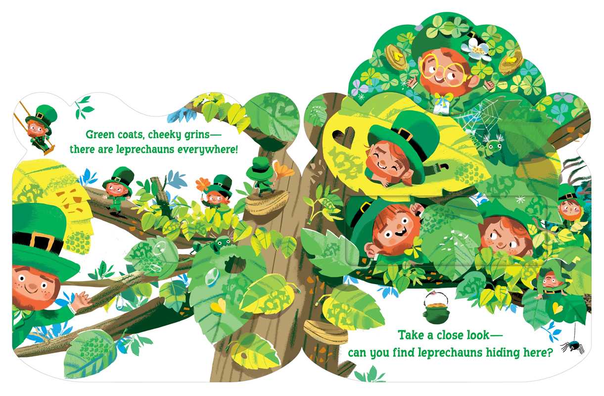 Leprechauns Everywhere! by Yuli Yav: Board Books; 14 pages / English