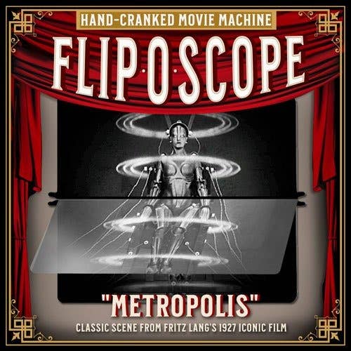 Fliposcope - Metropolis DIY FlipBook Machine Keepsake