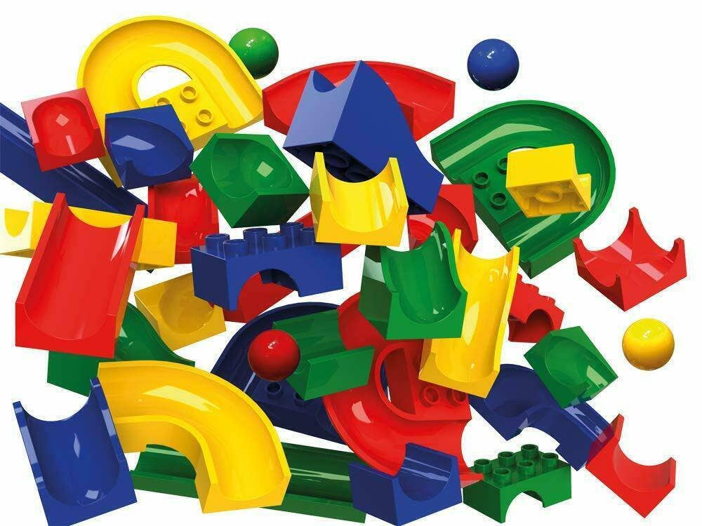 Hubelino 55-Pc Run Elements Set - Starter Marble Track Set