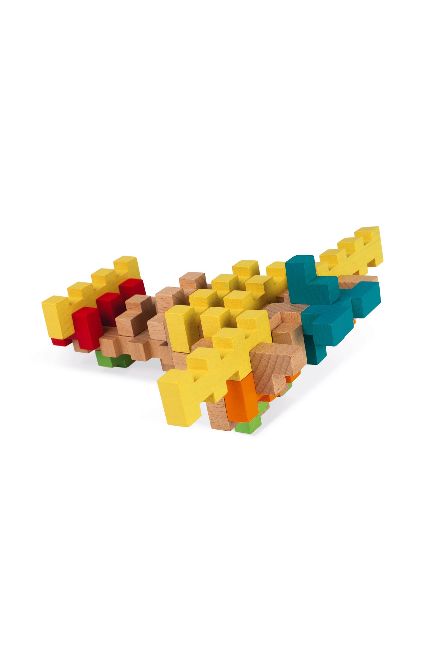 100 piece Construction Set | Wooden Building Kit | Ages 6+