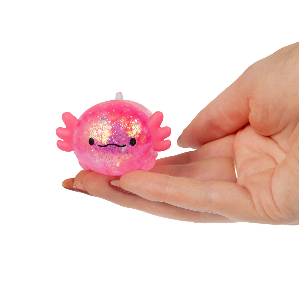 Scrunchems® Mini Sugar Axolotls Squishy Fidget Toy -3 Pcs