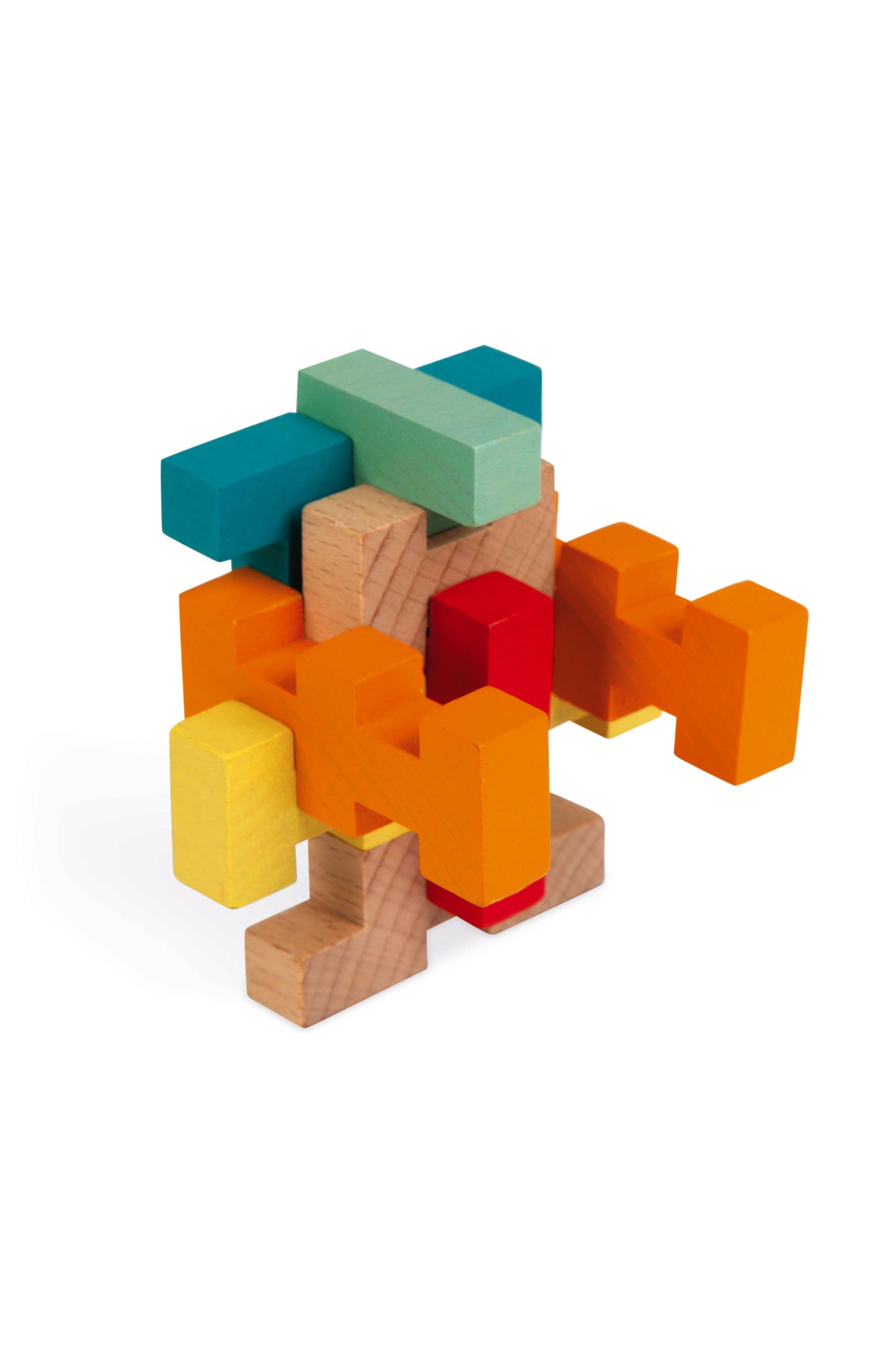 100 piece Construction Set | Wooden Building Kit | Ages 6+