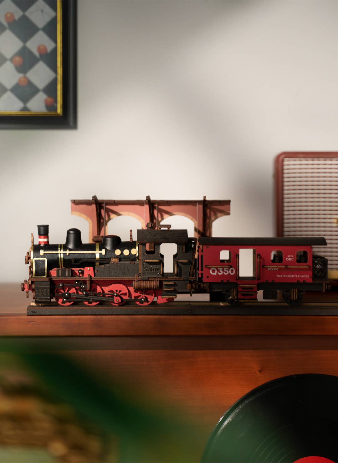 DIY Wooden Puzzle: Steam Journey