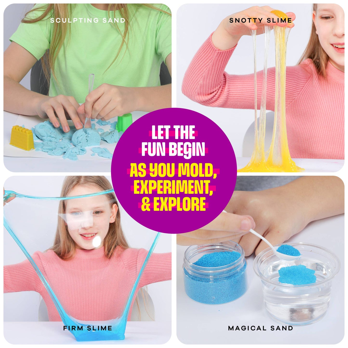 Slime, Putty & Sand Sensory Science Kit - Slime for Kids