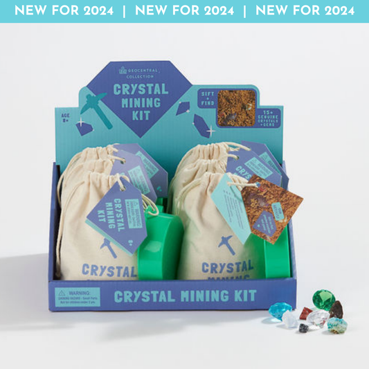Crystal Mining Kit - Sift Real Sand and Crystals!