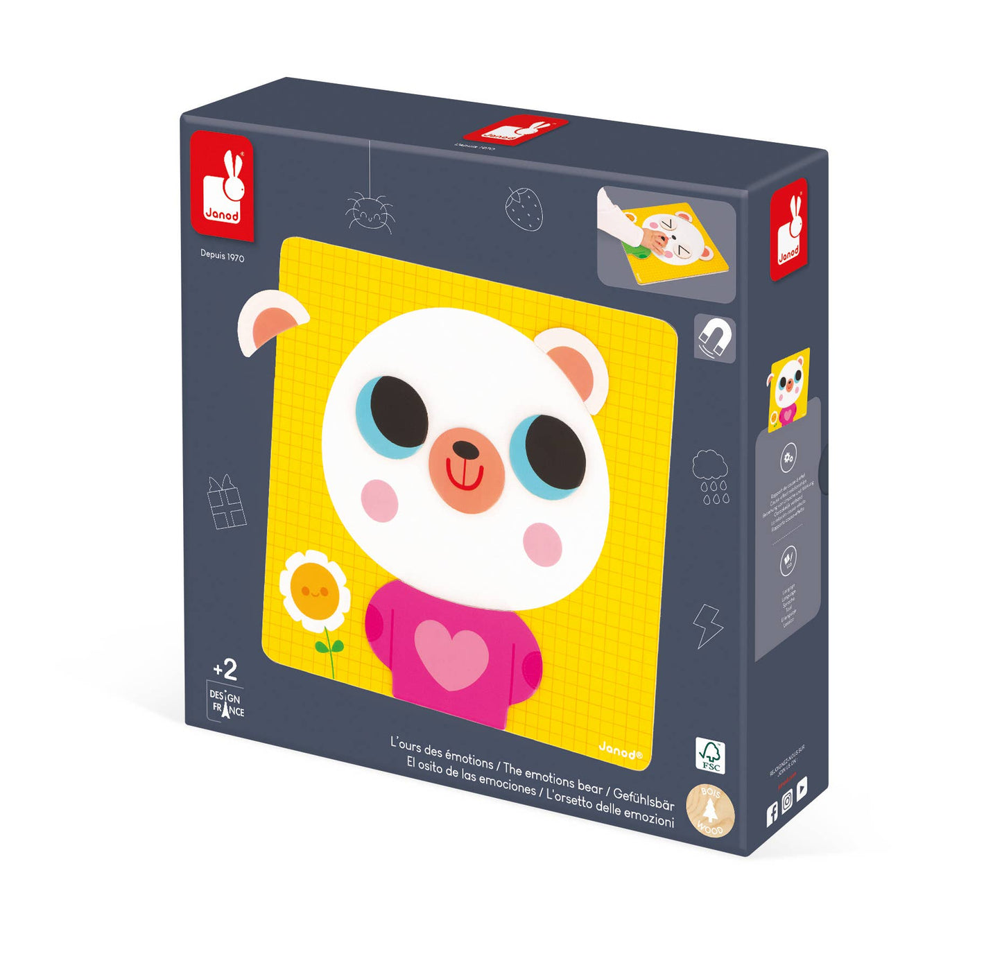 The Emotions Bear Magnetic Game