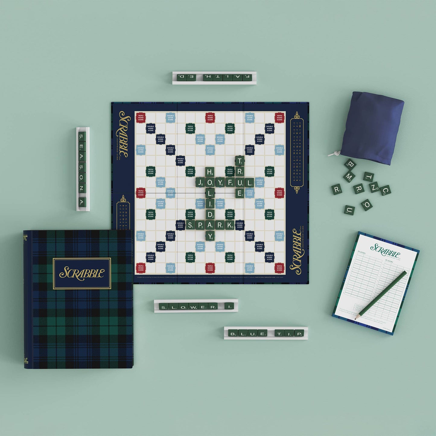 Scrabble Holiday Bookshelf Edition