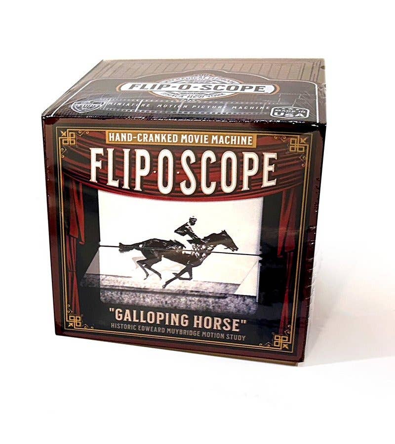 Fliposcope - Galloping Horse DIY FlipBook Machine Keepsake