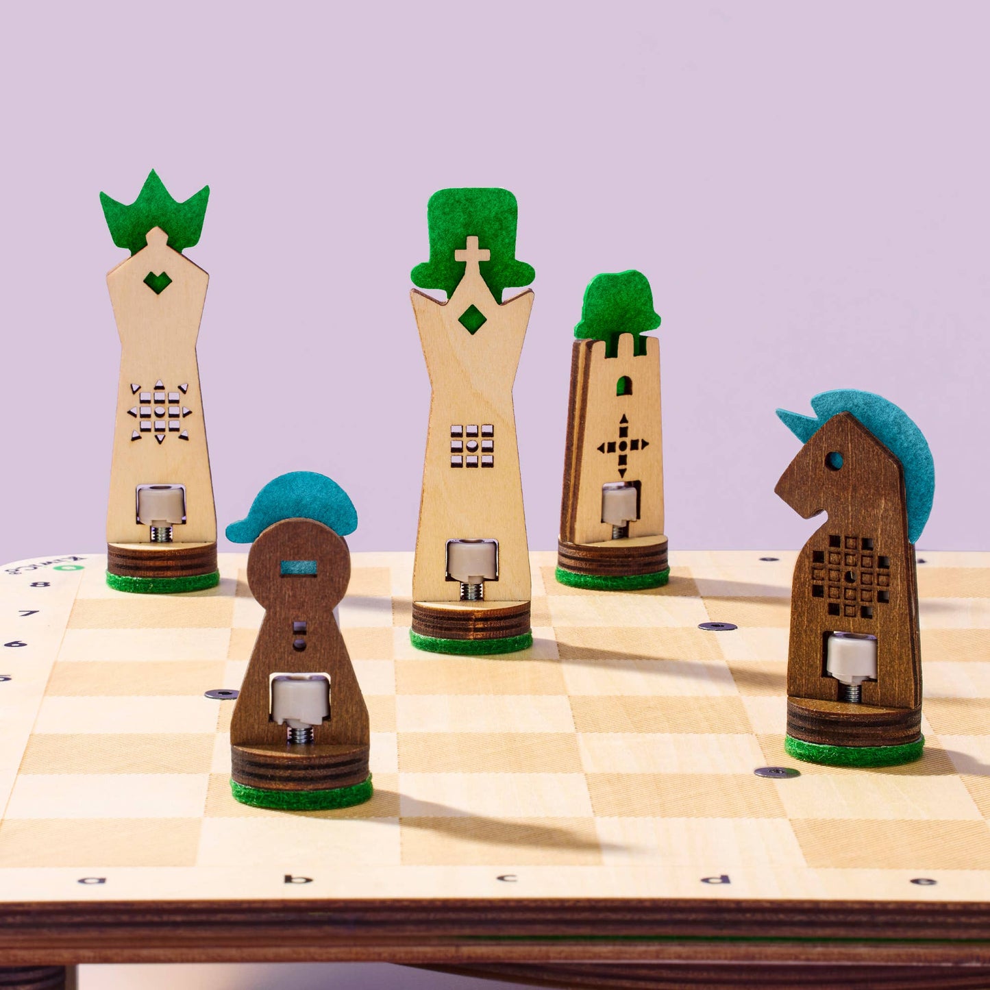 Build & Play Chess Set Stem Kit for Kids