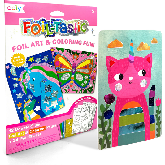 Foil-tastic Foil Art & Coloring Set - Whimsical World