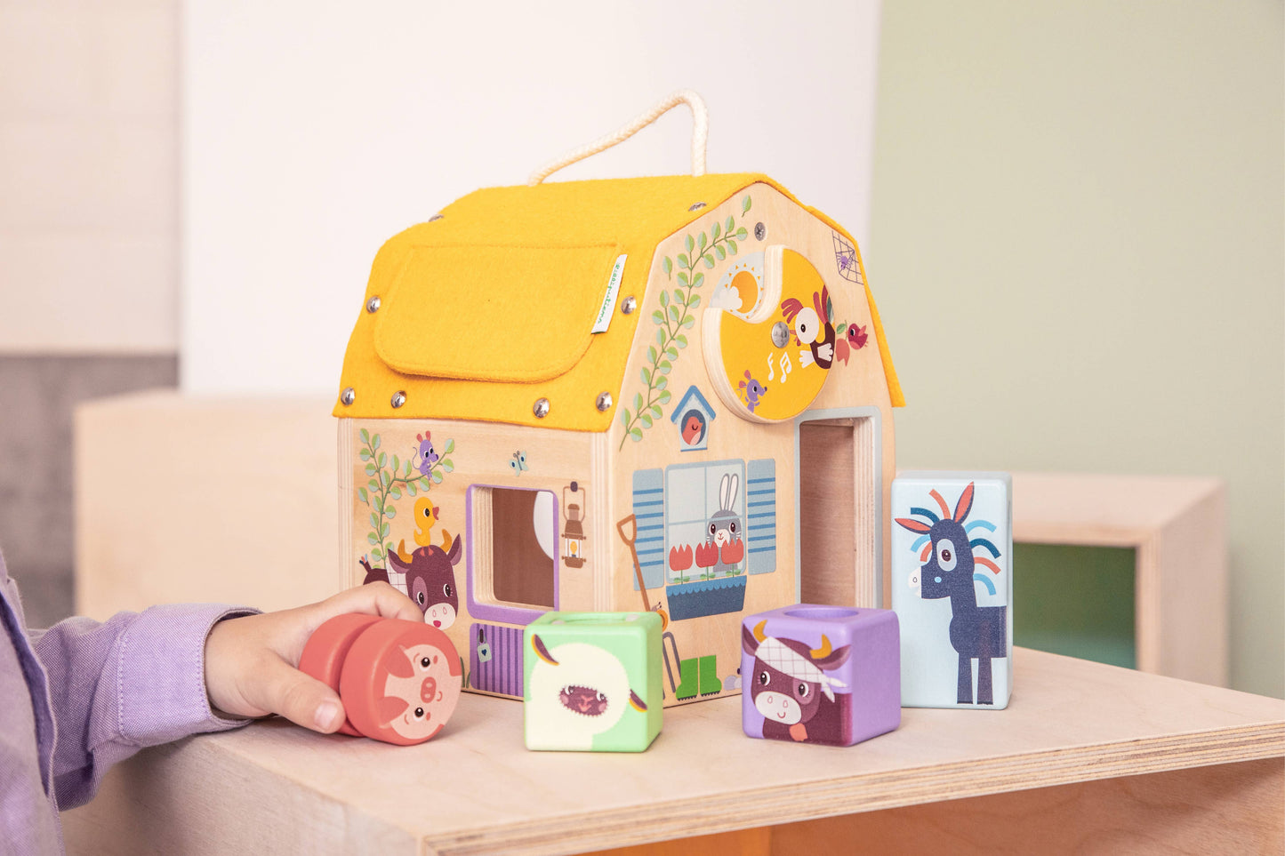 Farm Shapes & Sounds Exploring House