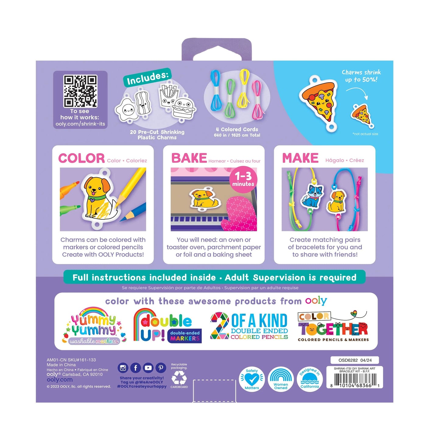 Shrink-Its! DIY Shrink Art Bracelet Kit - BFF