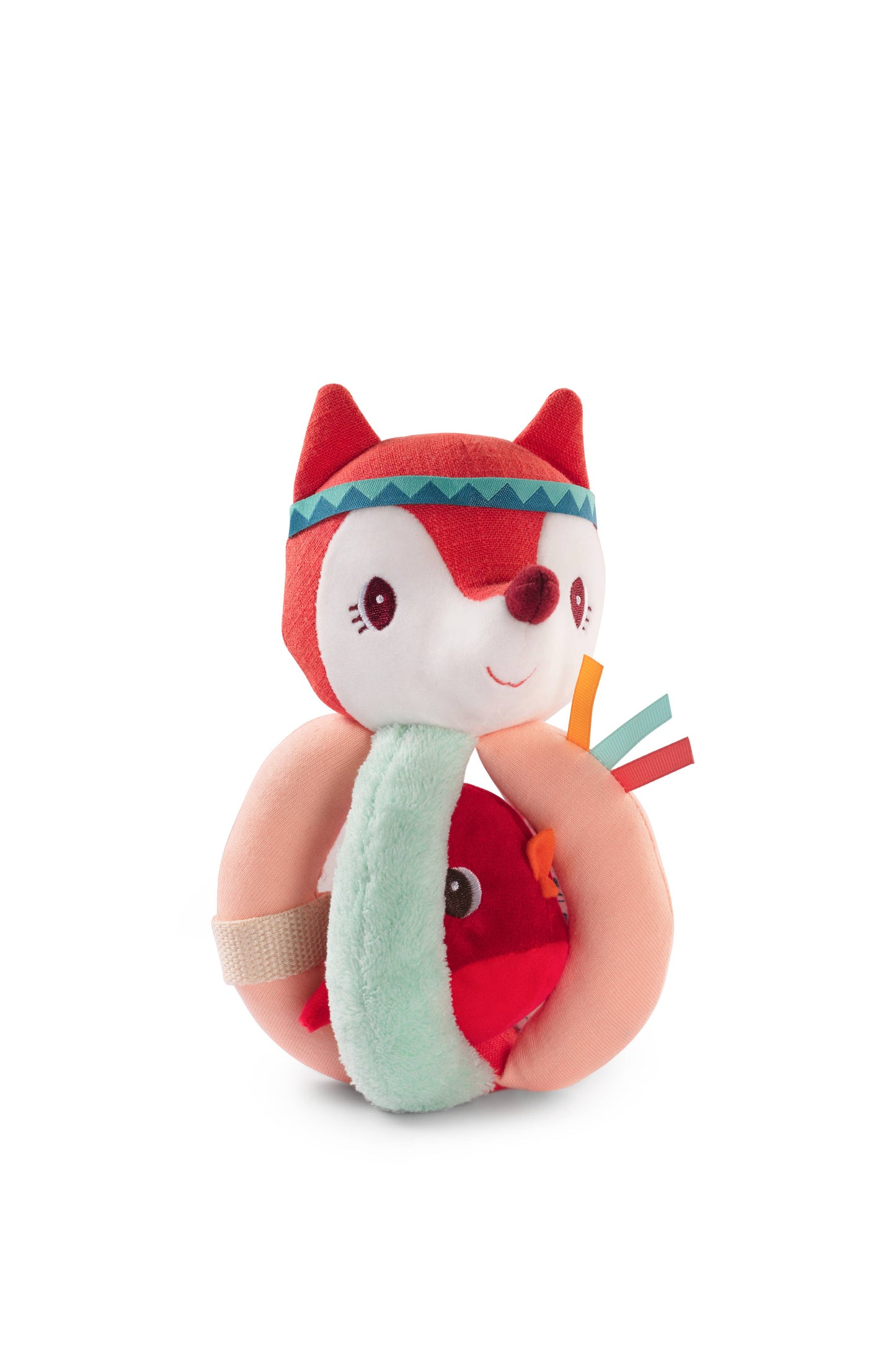 Alice The Fox | Plush Activity Rattle with Handles