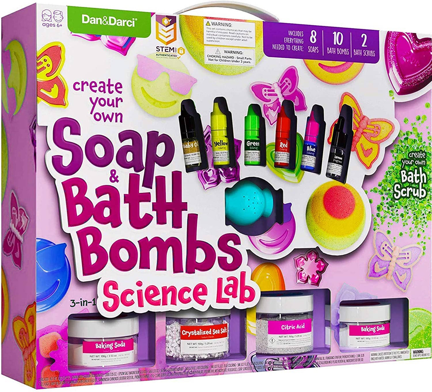 Bath Bomb Soap and Scrub Making Kit