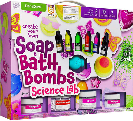 Bath Bomb Soap and Scrub Making Kit