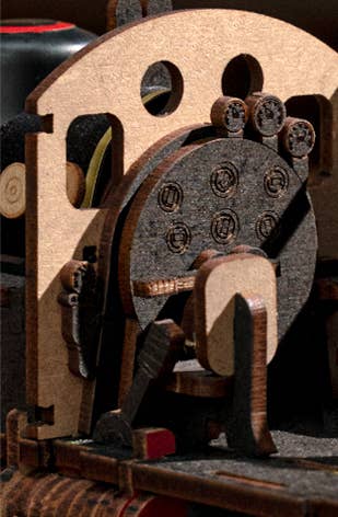 DIY Wooden Puzzle: Steam Journey