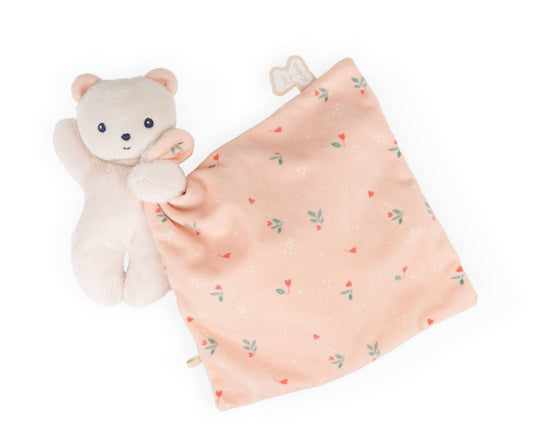 Comforting blanket | Bear | Peach | Doudou | Ages 0+