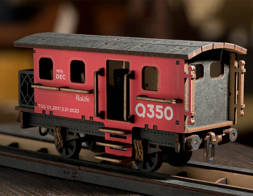 DIY Wooden Puzzle: Steam Journey