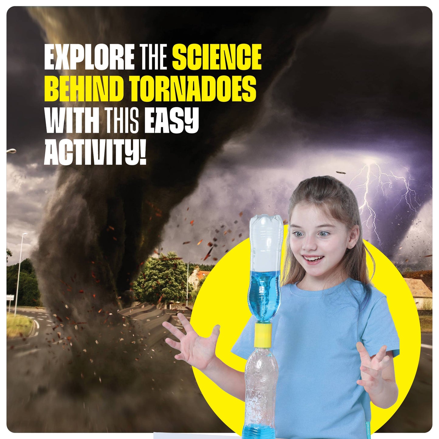 Earth Science Kit for Kids - Volcano Tornado Experiments Kit
