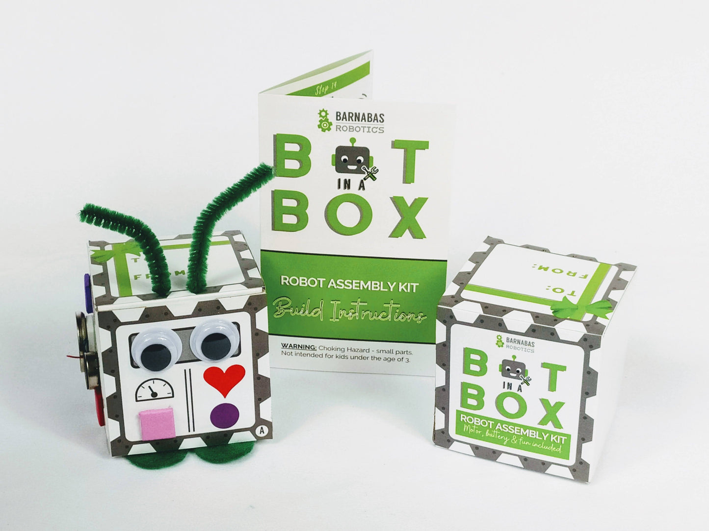 Bot In A Box Craft Robot | Stocking Stuffer | Party Favor: 4-Pack / Classic Edition