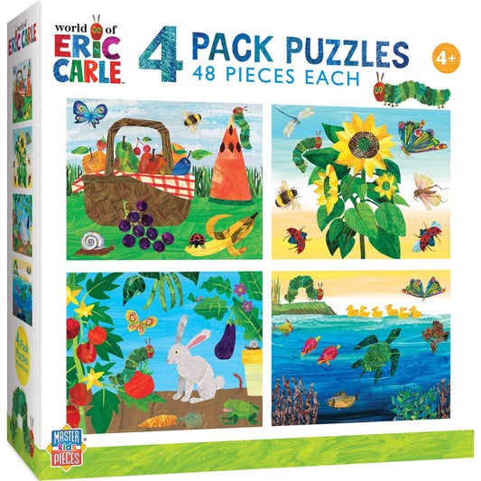 Eric Carle 4-Pack 48 Piece Puzzles