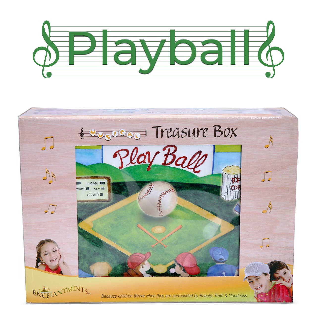 Baseball Music Box