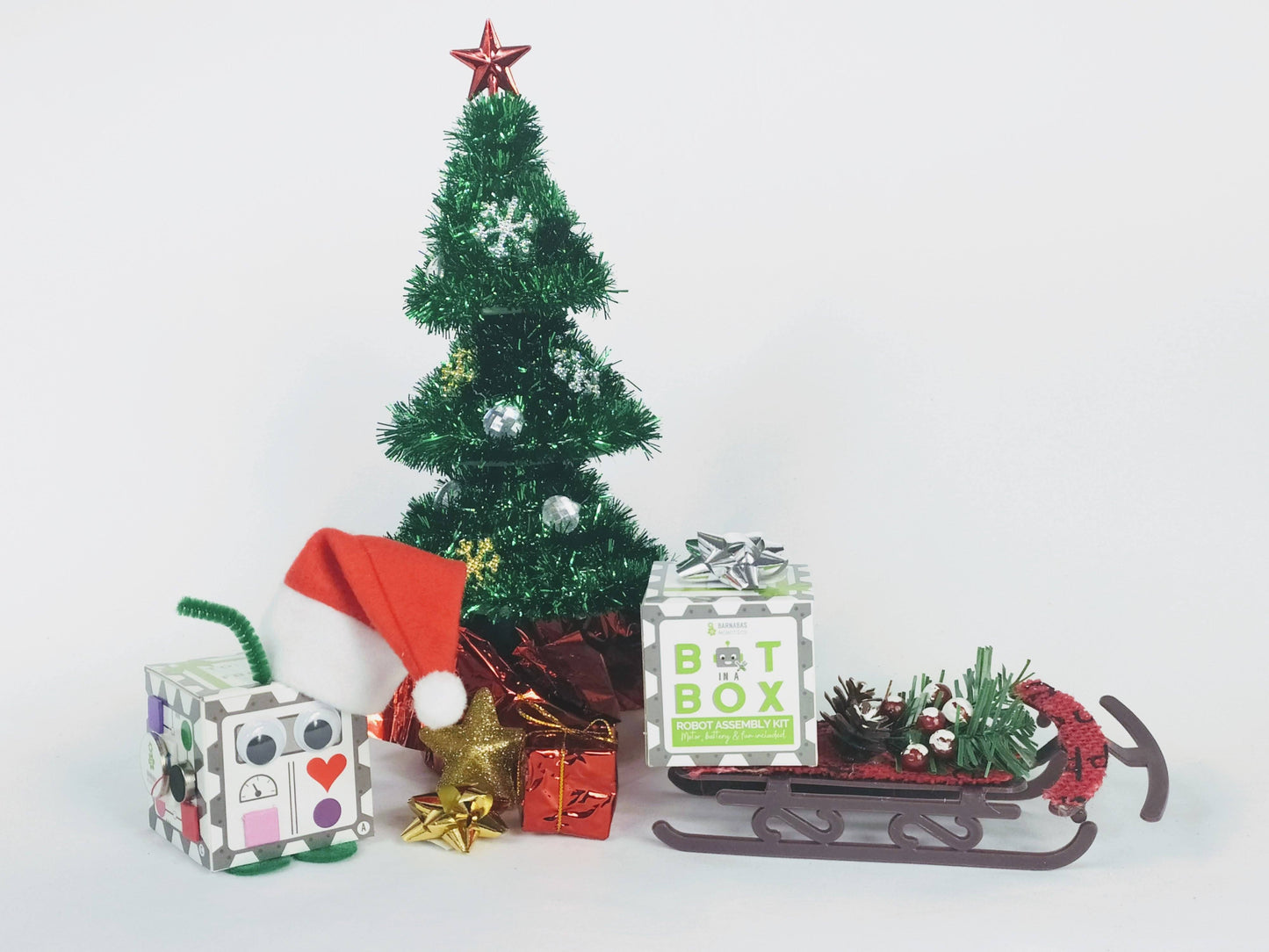 Bot In A Box Craft Robot | Stocking Stuffer | Party Favor: 4-Pack / Classic Edition