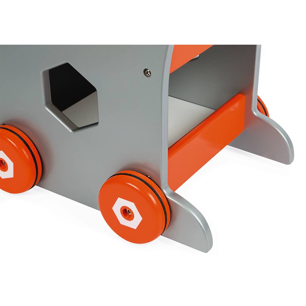 Brico' Kids | Magnetic DIY Trolley - Walker | 26 Accessories