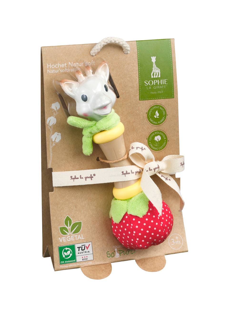 So'pure Natur soft rattle