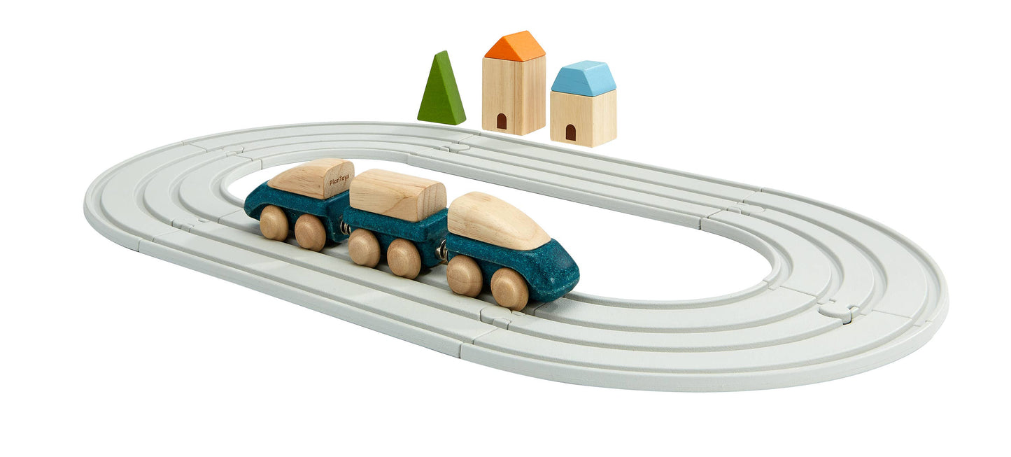Rubber Road & Rail Car Set