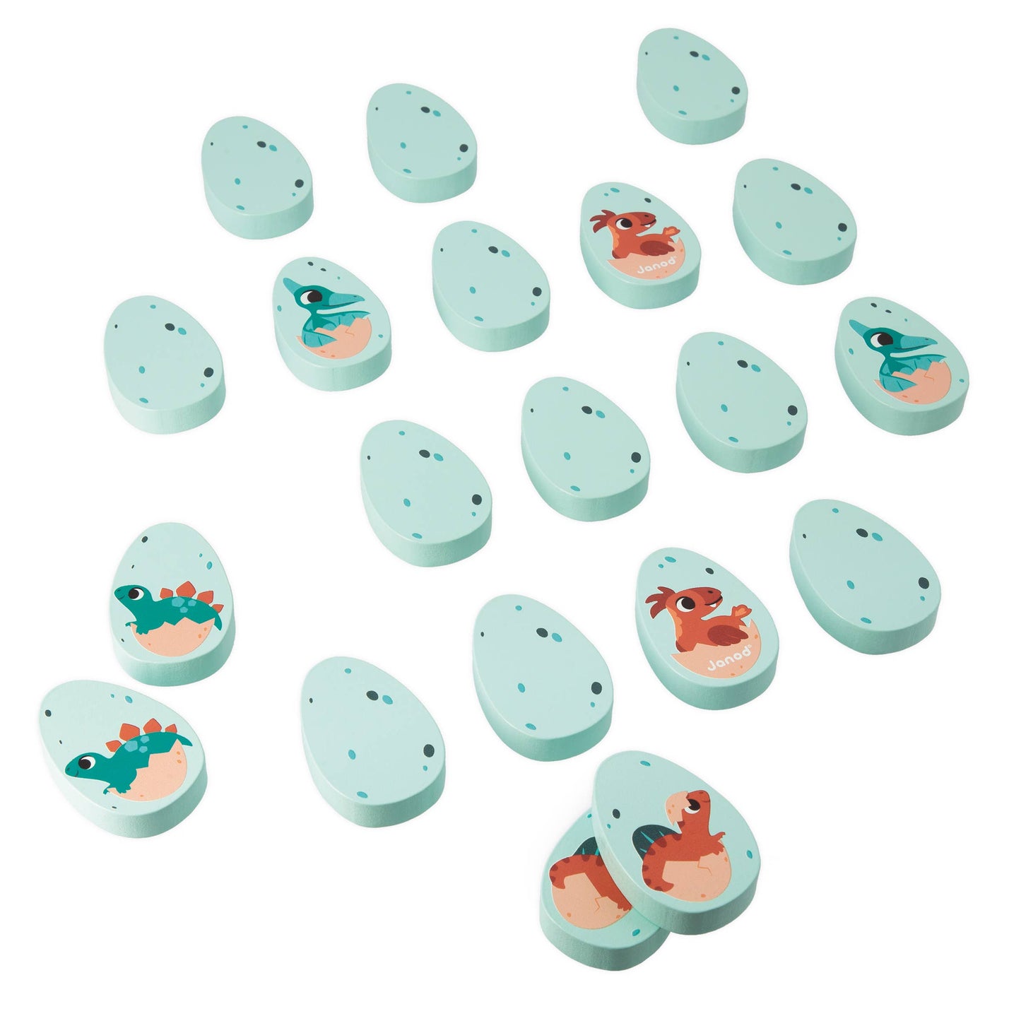 Dino | Memory Game | 20 wooden pieces | Ages 2 years+