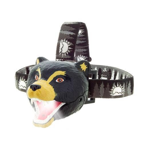 Black Bear LED Headlamp for Kids