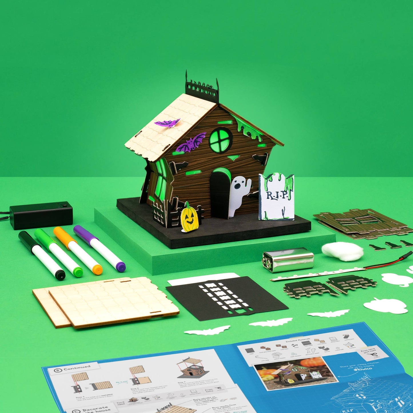 Halloween Light Up Haunted House Science Kit for Kids