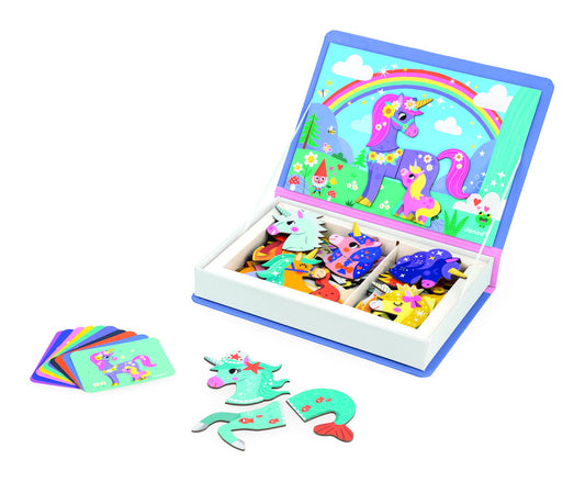 Janod - Magneti Book - UNICORNS