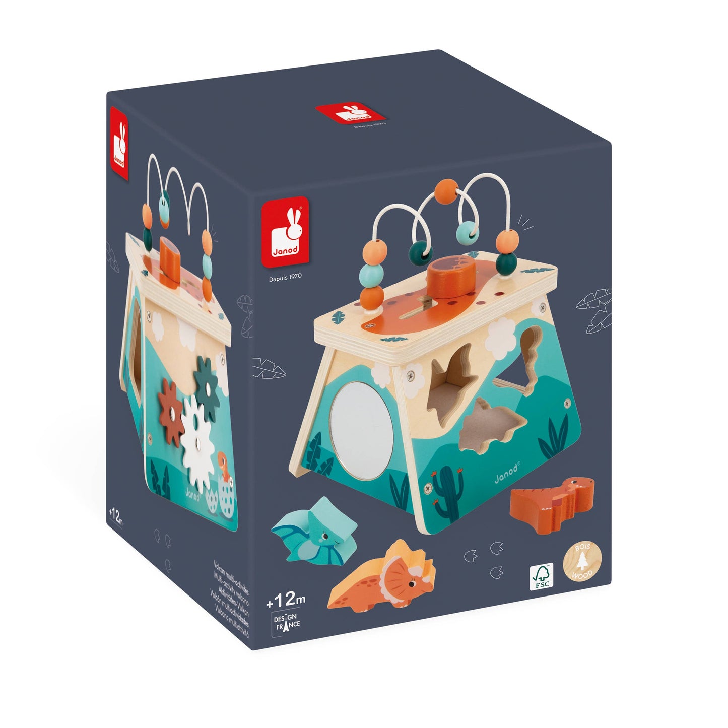 Janod - Dino Multi-Activity Volcano