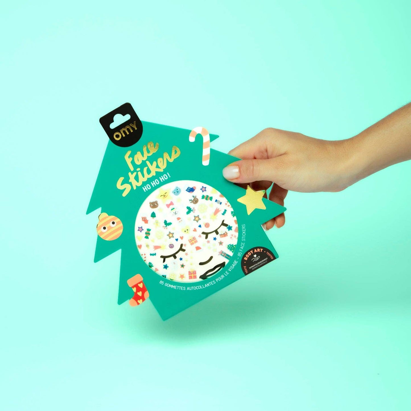 Face stickers - Hohoho Holiday
