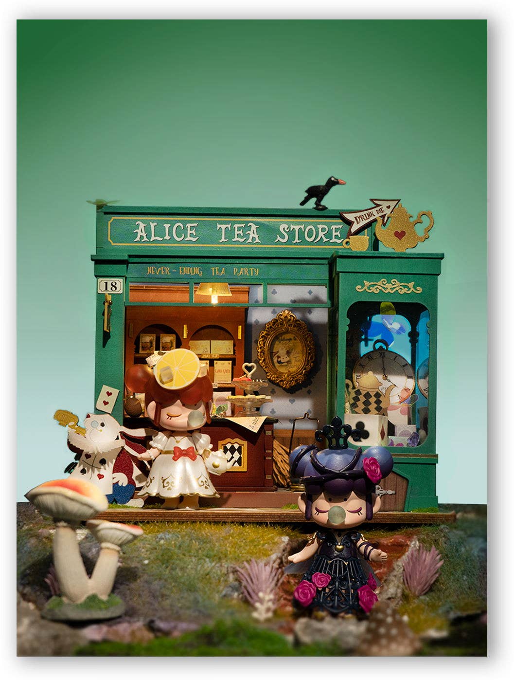 Alice's Tea Store DIY Miniature House