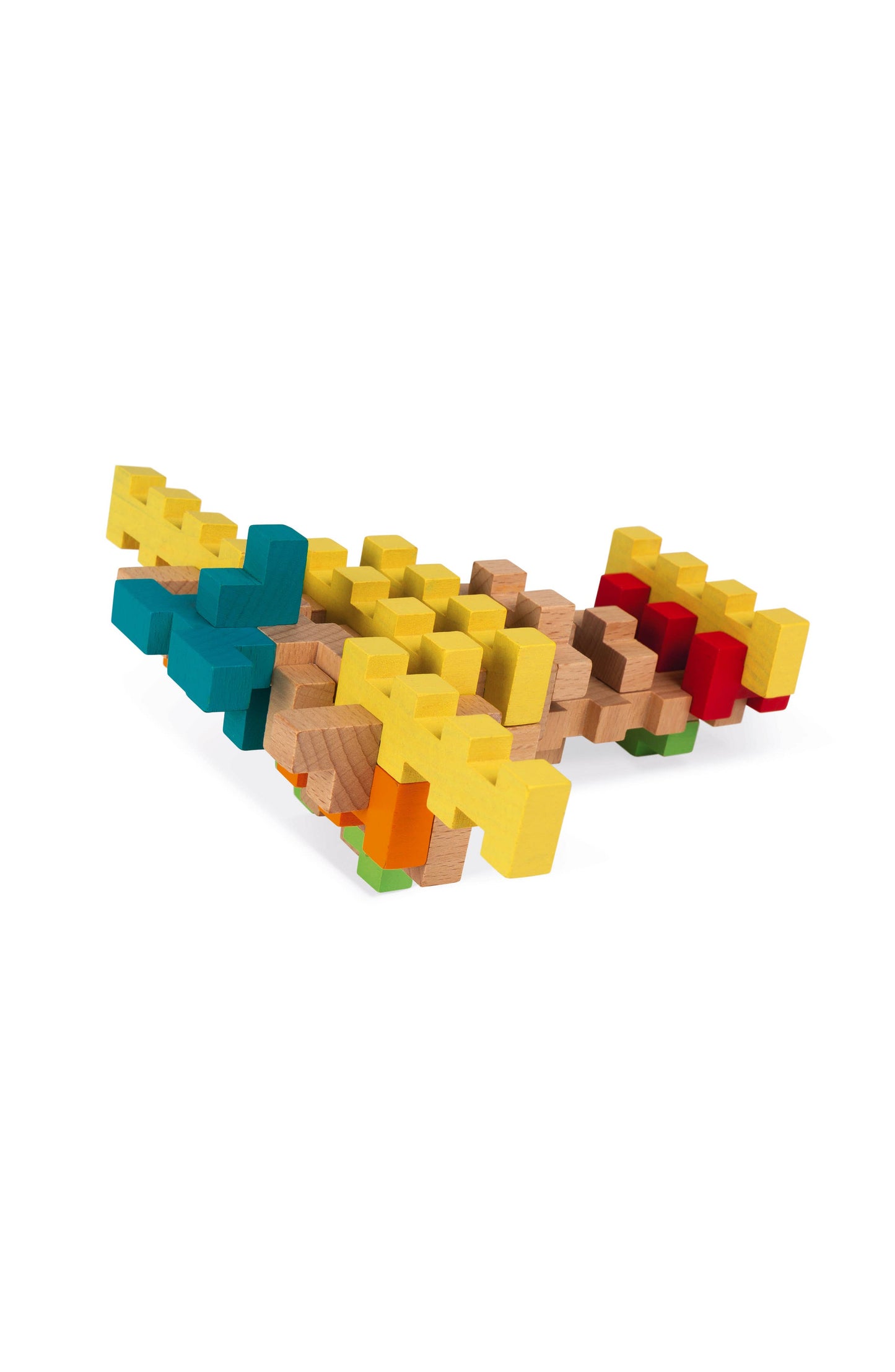 100 piece Construction Set | Wooden Building Kit | Ages 6+