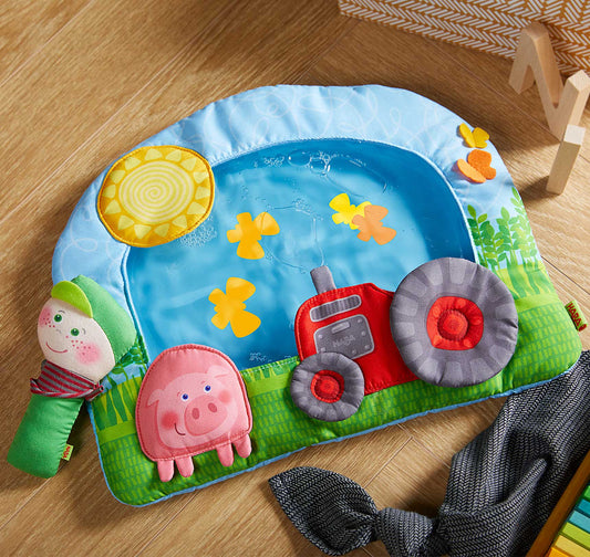 On the Farm Water Play Mat Tummy Time Activity