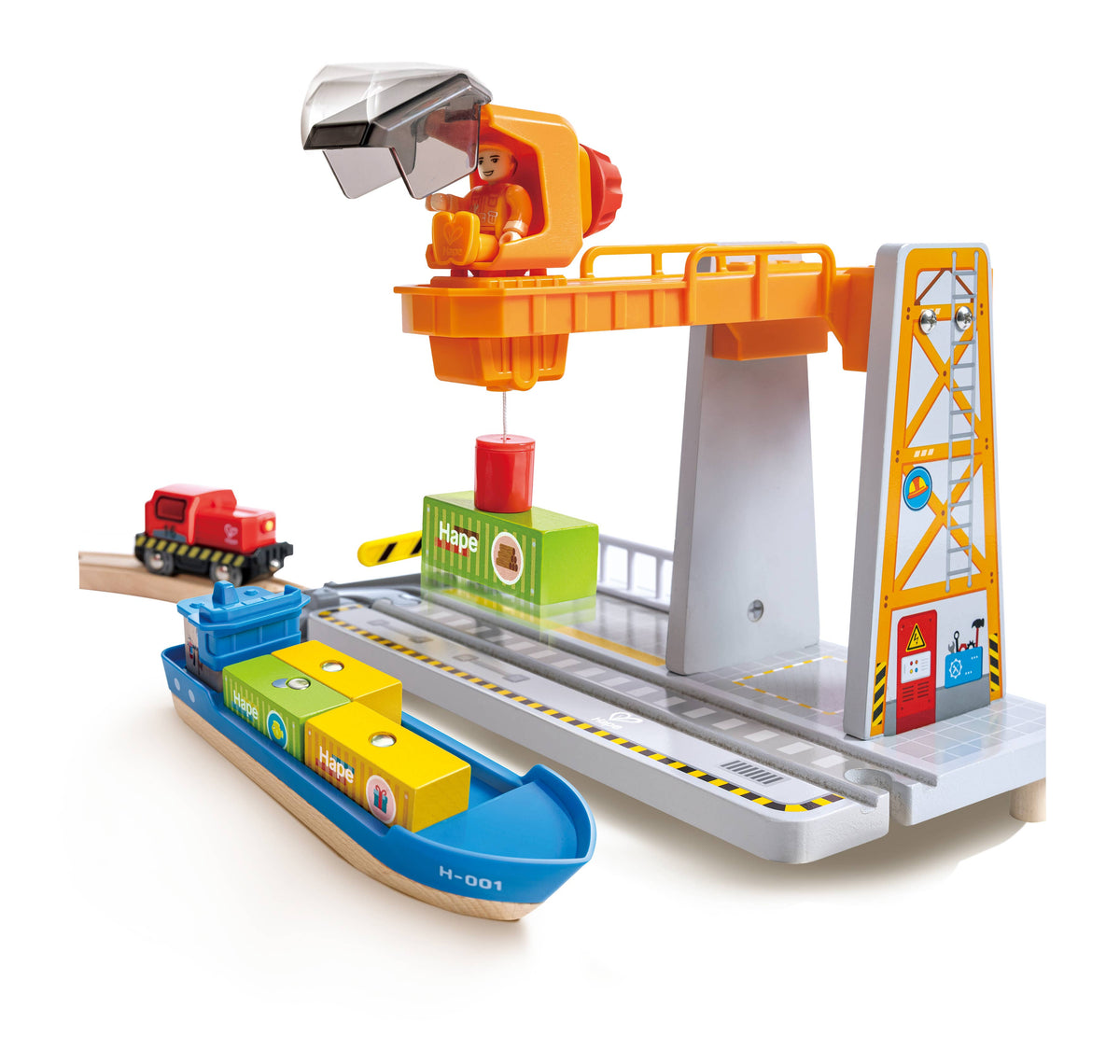 Sea & Rail Cargo Transportation Set