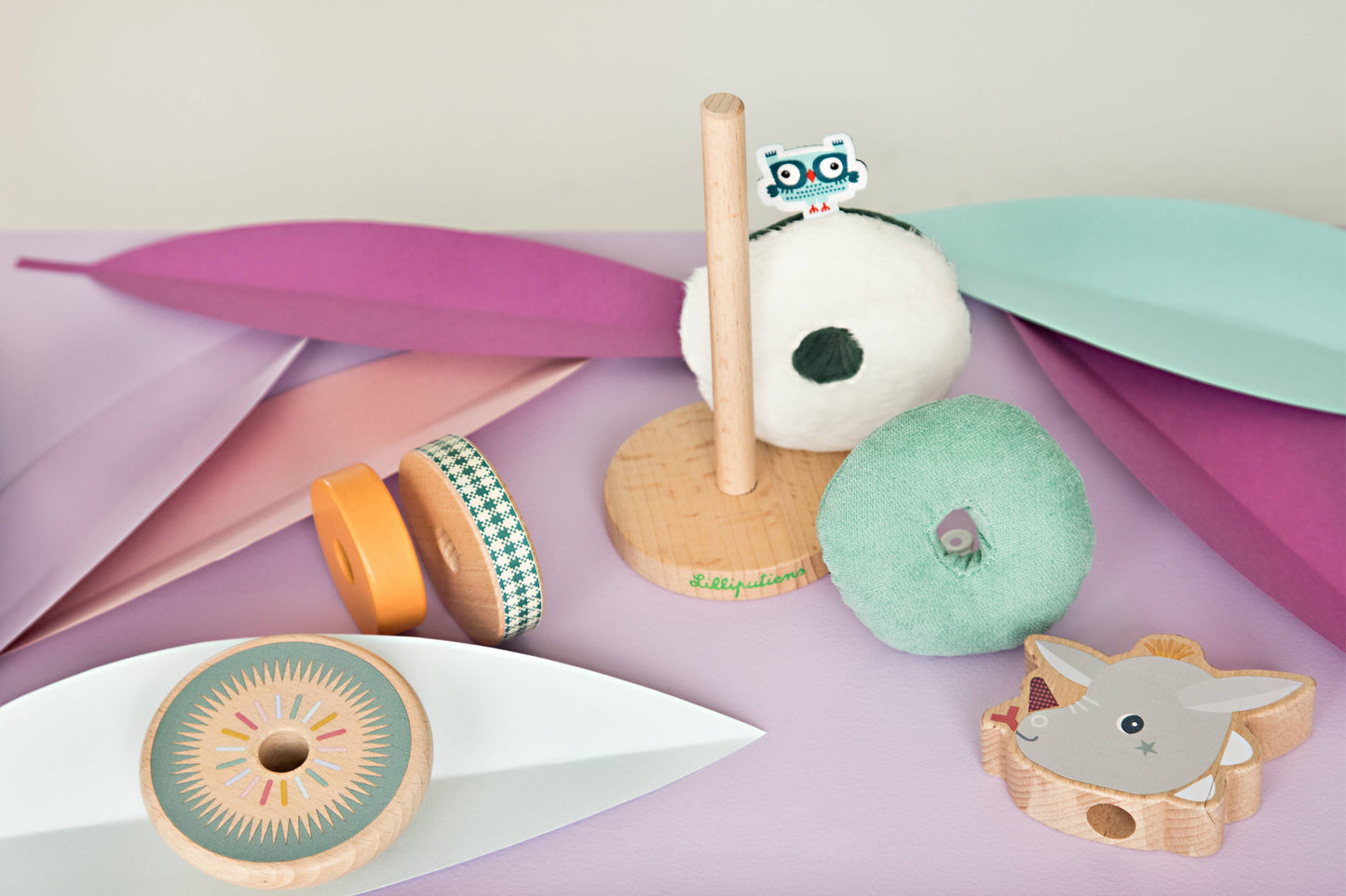 Joe the Dragon | Sensory Stacking Tower | 7 Pieces