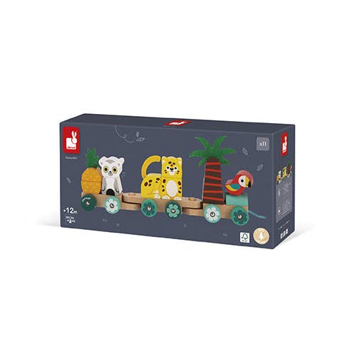Tropik | Pull Along Train | Stackable Pieces