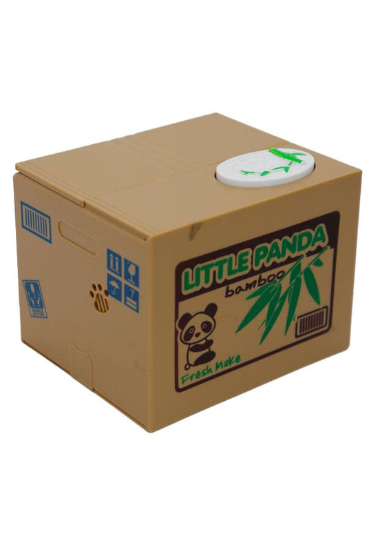Panda Bear Mischief Money Stealing Coin Piggy Bank