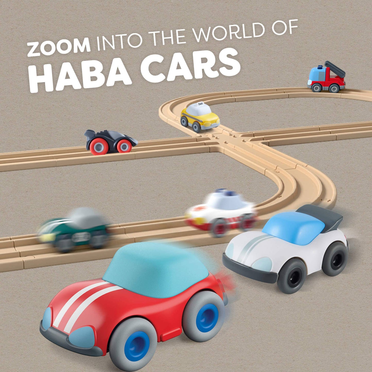 HABA Cars Fire Truck with Ladder with Momentum Motor