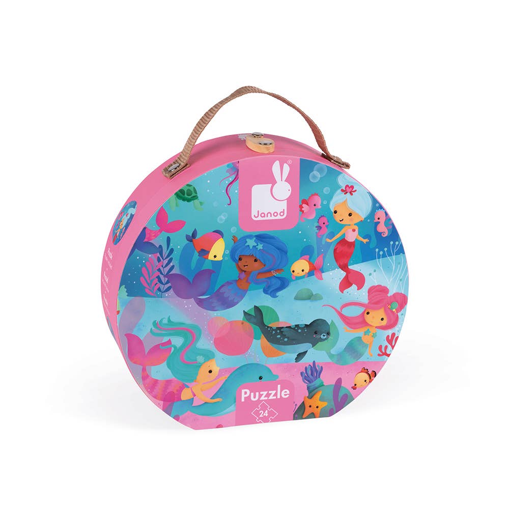 Suitcase Puzzle - Mermaids - 24 Pieces