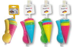 Ice Cream 5 Piece Set with 4 Cones and a Scoop