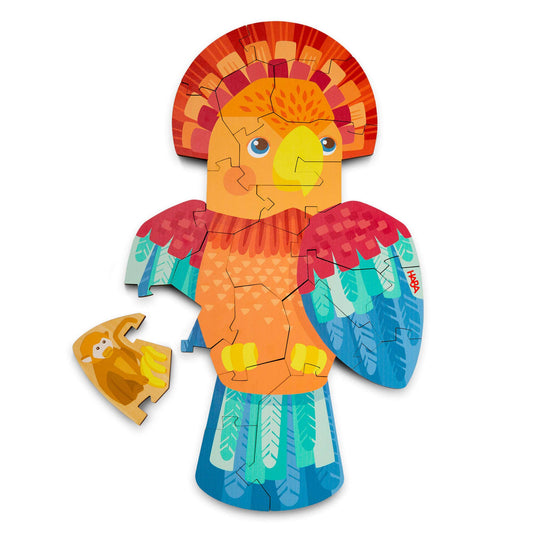 Parrot 2-in-1 Wooden Puzzle