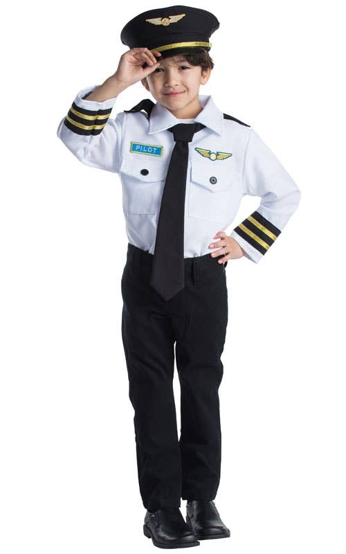 Pilot Role Play Set Costume: Ages 3-10